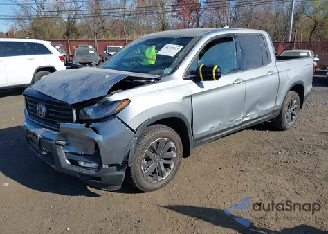 2023 Honda Ridgeline Sport из США, поврежденный, VIN 5FPYK3F12PB039030